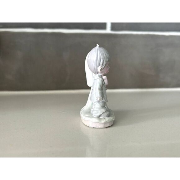 1990 Precious Moments figurine The Lord bless and Keep You Wedding Cake Topper - Picture 3 of 7